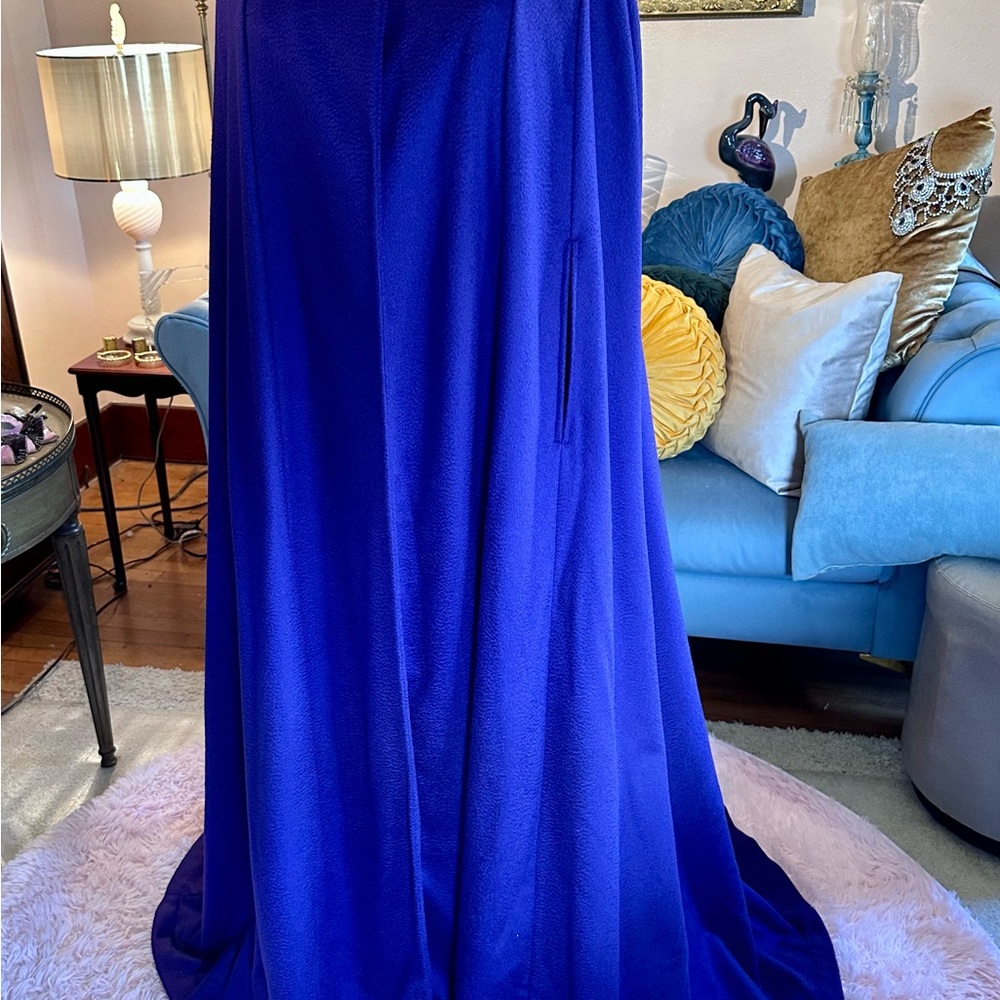 Couture Designer Prabal Gurung NewYork Electric Violet Cape/Cloak. Stunning!